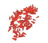 100 Pezzi Bottoni Carote Arancioni, Bottoni Carini Bottoni in Legno Bottoni Arancioni 4 Dimensioni Bottoni in Legno Carini Fai da Te per Artigianato Cucito Natale con 2 Fori