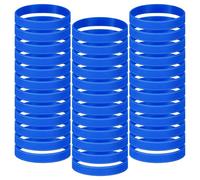 100 Pezzi Braccialetti nel Gomma Braccialetti nel Silicone Spor7476