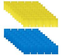 100 pezzi bugs tabellone appiccicoso cattura impermeabile insetti killer trappola appiccicosa a doppia faccia per moscerini per funghi mocli bianchi afidi afidi foglie (b)