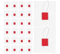100 Pezzi Buste Filtro Tè in Nylon, Triangolari 5,8x7cm | Maglia Fine Resistente al Calore, Bianco, per Erbe e Caffè, Adatte a Casa e Infusione