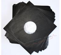 100 Pezzi - BUSTE INTERNE IN CARTA + PROTEZIONE NERE - FORMATO LP 33 GIRI - HQ
