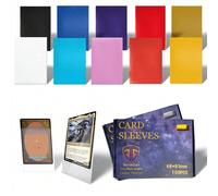 100 pezzi Buste protettive opache 66*91mm, per mostrare disegni personalizzati, proteggere le carte, adatte per giochi di carte, anche per carte da baseball, materiale di alta qualità, design esclusiv