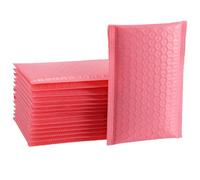 100 Pezzi Buste Regalo Imbottite Rosa in Pe per Spedizione e | Chiusura Autoadesiva, Adesivo Forte, Tenuta Ermetica, Resistente alla Perforazione, per Confezionamento Veloce