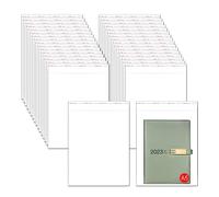 100 Pezzi Buste Trasparenti in Cellophan Autoadesivi 20x25cm Sacchetti di Cellophane 50µm Sacchettini OPP Plastica con Chiusura Adesiva per Biscotti Cioccolatini Panetteria A5 A6(6 Misure a Scelta)