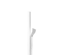100 pezzi - Cannucce foderate Ø0,80 x 20 cm Bianco Carta