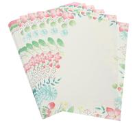 100 Pezzi Carta da Lettere Vintage Beige in Elegante | Stile Classico e Semplice, per Scrivere Testi e Versi, Superficie Liscia, Tono Beige Decorato