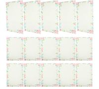 100 Pezzi Carta da Lettere Vintage Elegante in Beige per Scrivere | Scrittura Fluida e Scorrevole, Stile Classico Semplice, Adatta per Poesie e Lettere di Ringraziamento