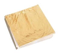 100 Pezzi Carta Dorata d Imitazione per Lavoretti, Leggera | Legno e Carta, Doratura, Scrapbooking, Restauro Mobili, Arti Artigianali, Uso su Pezzi e Pittura