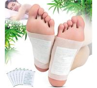 100 Pezzi Cerotti Detox Per i Piedi, Disintossicante, Migliora la Circolazione -