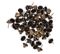 100 Pezzi Chiodini per Tappezzeria Antichi, Caffè Ferro | Decorazione Retrò per Mobili, Fissaggio di Tessuti e Bordi, Uso su Carta Sottile e Bacheca