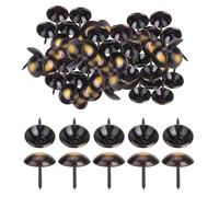 100 Pezzi Chiodini per Tappezzeria, Chiodini per Tappezzeria Vintage Chiodini Decorativi per Mobili Antichi Kit di Assortimento di Perni per Mobili Imbottiti Fai da Te, Bacheca di Sughero(16×20mm)