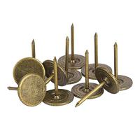 100 Pezzi Chiodini per Tappezzeria, Puntine da Disegno per Unghie per Mobili a Testa Piatta in Stile Vintage in Bronzo per La Decorazione della Porta del Divano di Mobili(14 x 20mm)