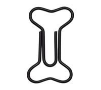 100 pezzi clip metalliche ossa di cane cancelleria ufficio graffette colorate organizzatori di documenti pratici per gli uffici degli studenti carta metallica a forma di osso
