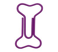 100 pezzi clip metalliche ossa di cane cancelleria ufficio graffette colorate organizzatori di documenti pratici per gli uffici degli studenti carta metallica a forma di osso