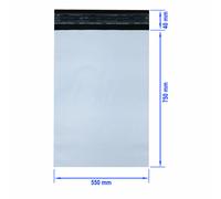 100 pezzi Coex sacchetti di spedizione in plastica sacchetti di spedizione