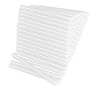 100 Pezzi Colla a Caldo 7mm X 100 mm, Stick Colla a Caldo per Pistola, Ricariche Colla a Caldo Trasparenti, Ad Asciugatura Rapida, Ricarica Colla a Caldo Più Comuni, per Fai Da Te, Artigianato