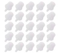 100 Pezzi Colla Per Ciglia Bocca Interna Tappo Per Bottiglia Di Colla Adesiva Tappo Di Ricambio Colla Tappo Del Flacone Di Colla Per Ciglia Agitatore Di Colla Nese Spillo Bianca