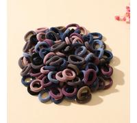 100 pezzi/confezione Lacci per capelli e fascette per bambini con anello per il pollice, corda elastica per capelli senza danni, perfetti per i bebè, idea regalo per San Valentino Tagli UnicaPiantePol