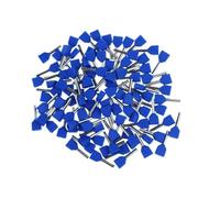 100 pezzi/confezione TE0508 TE1008 TE1508 TE2508 TE6014 Terminale tubolare isolato a doppio filo con estremità fredda a doppio tubo(Blue,TE0508)