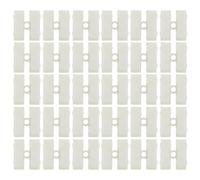 100 Pezzi Connettore Elettrico a Pressione, Cablaggio Rapido | Plastica Bianca, per Conduttori e Impianti, Adatto a Tecnici e Elettricisti, Uso in Quadri e Rack