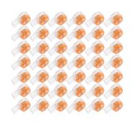 100 Pezzi Connettore Idc K2 Resistenza Umidità Plastico | Terminale Isolante Auto-strip Gel Sigillante, Struttura Compatta, Resistente Uv, per Impianti Sicurezza e Rete Domestica
