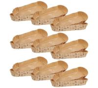 100 Pezzi Coppette per Dolci a Forma di Barca, Antiolio | Carta e Alluminio, Superficie Liscia, Facile Sformatura, per Torte e Snack in Tea Party e Merenda