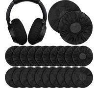 100 Pezzi Copri Cuffie, Copricuscino per Cuffie, Proteggi Cuscinetti Auricolari, Cover per Cuffie Sanitarie, Copertura per Cuffie Tessuto Non Tessuto, per Maggior Parte Delle Cuffie Auricolari (Nero)