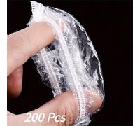 100 pezzi Copriauricolari monouso, Protettori auricolari impermeabili, Adatti per barbieri, Strumenti per tintura dei capelli, Protezione auricolare, Coperture per orecchie per docce di bellezza, Cope