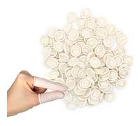 100 pezzi Copridita,Finger Cots Anti-Statico,Guanti da dito per Lavorare con Attrezzature Elettroniche o Coprire Medicazioni,Gomma Antistatica Latex Finger Cots per Proteggere le Punte Delle Dita