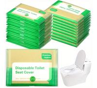 100 pezzi Coprisedile igienico monouso e per water - Protettori di carta portatili e igienici per viaggi, addestramento al vasino, scuola, campeggio e bagni pubblici 100 pezzi,50 pezziCarta tessile