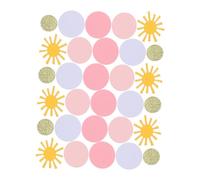 100 Pezzi Coriandoli da Tavolo Boho Sole Rosa in Carta per Shower | Decorazioni Leggere e Versatili, Facili da Sistemare e Smaltire, per Ricevimento Nozze e Festa