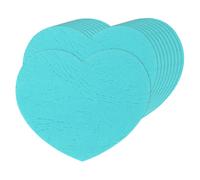 100 Pezzi Cuori Ritagli, 4 x 3.2 Pollici Carte Forma Cuore, Blu