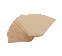 100 Pezzi da 2 a 4 Tazze di Carta da Filtro per caffè Non Sbiancata Usa e Getta a Forma di Ventaglio per caffè per la Cucina di Casa