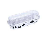 100 pezzi da 200 ml in alluminio, compatibili con teglie for plumcake in alluminio con coperchi, teglie da forno rettangolari antiaderenti, contenitori for il pane,(Cow)