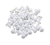100 pezzi da 4 mm di espansione del foro in plastica con clip a scatto rivetto vite distanziatore montanti di bloccaggio(R4100)