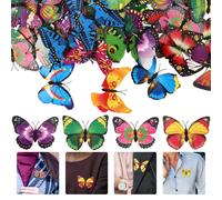 100 pezzi da ragazza a forma di farfalle