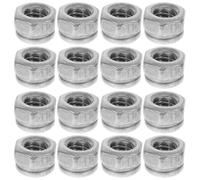 100 Pezzi Dadi di Bloccaggio in Acciaio Inox 304 M3 | Nylon Antiallentamento, Larghezza 5, 5mm, Argento, per Macchinari di Precisione e Prodotti Elettronici