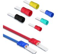 100 pezzi DBV terminali preisolati connettori paralleli aperti in rame puro orecchie for cavi elettrici a innesto pressate a freddo Connettore per cavi(DBV2-10 100pcs)