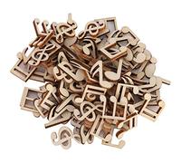 100 Pezzi Decorazione di Miscelazione di Note Musicali in Legno, Accessori Decorativi da 2 Cm Porta Note Musicali Adatto a Varie Celebrazioni