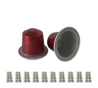 100 pezzi di alluminio lamine di caffè capsula con coperchio di guarnizione adesivo adesivo per caffè capsula monouso tazza per cialde monouso facile da usare