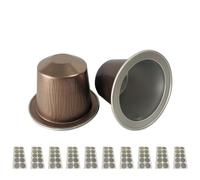 100 pezzi di alluminio lamine di caffè capsula con coperchio di guarnizione adesivo adesivo per caffè capsula monouso tazza per cialde monouso facile da usare