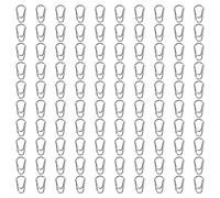 100 pezzi di anelli da pesca ad alta resistenza, moschettoni durevoli per esche da pesca. (4)