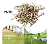 100 pezzi di bambù professionale tee da golf accessori da golf robusto supporto