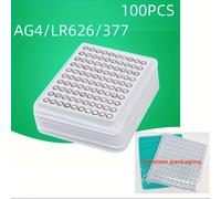 100 pezzi di batterie a AG4 377 LR626 1,55V a a SR626SW adatte per regali di compleanno//ragazzi/ragazze