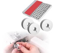 100 pezzi di bobine in acciaio stile "L" 55623A bobina in metallo con fessura per avvolgitore accessori per macchine da cucire con custodia per bobina per parti di macchine da cucire industriali