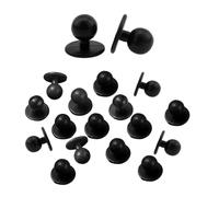 100 pezzi di bottoni neri per giacca da cuoco, bottoni per giacca da cuoco, bottoni a sfera, bottoni rotondi, bottoni da cucina, bottoni neri, adatti per giacche da cuoco, alla moda e durevoli