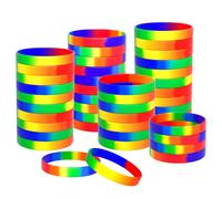 100 Pezzi di Braccialetti Sfusi In Silicone Braccialetti Pride B4352