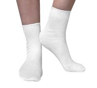 100 pezzi di calzini usa e getta bianchi in tessuto misto (80% cotone, 17% nylon, 3% elastan), universali per uomo e donna, calzini usa e getta, calzini monouso (50 paia)