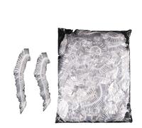 100 pezzi di cappelli elastici trasparenti for capelli da bagno, for hotel, casa e doccia Per La Casa,E Il Viaggio