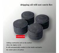 100 pezzi di carbone di legno di frutta ad accensione rapida, adatto per la combustione di incenso, spezie arabe, carbone senza fumo, utilizzabile per uso domestico, barbecue, camino interno, campeggi